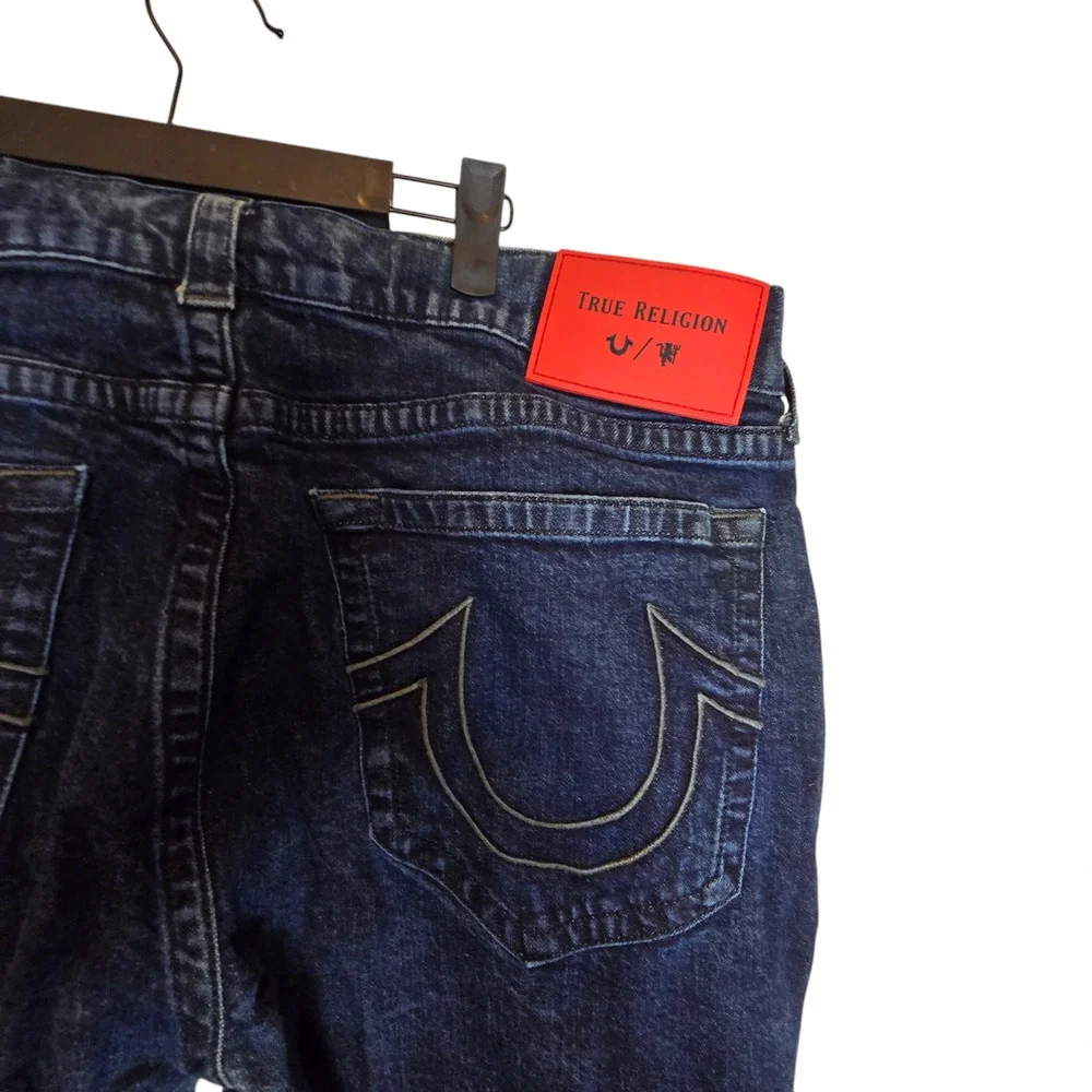 True Religion X Manchester United Skinny Jeans Men’s 40 Stretch Dark Wash 7207